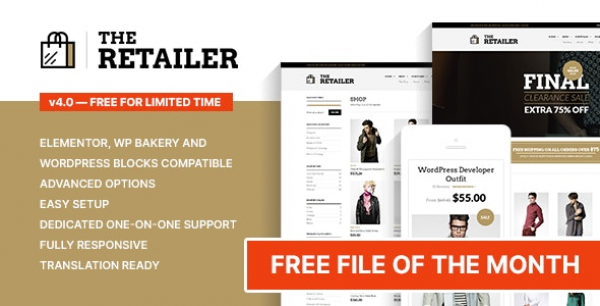 The Retailer - FREE Premium WooCommerce Theme (Limited Time)
